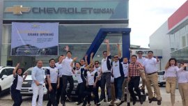 Displays of Chevy cars at the latest Chevrolet GenSan