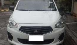 White Mitsubishi Mirage g4 sedan 2014