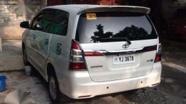 2015 toyota innova G diesel automatic pearl white