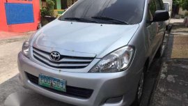 Well maintained Toyota Innova E 2010 Silver Manual Diesel In good condition for sale