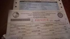 Mitsubishi adventure gls sport manual gasoline