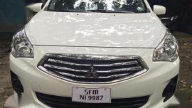 Mitsubishi Mirage 2015 White Automatic Honda Jazz Toyota Mazda