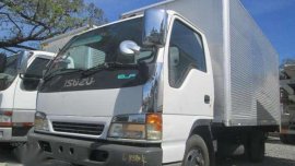 1138 #4 Isuzu Elf Aluminum Closed Van Truck