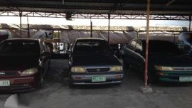 opel astra.kia pride.toyota corolla