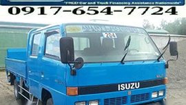 4BE1 Isuzu Elf Dropside Double Cab NPR with Power Lifter Japan