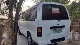 for sale 2005 Nissan Urvan escapade manual diesel local unit