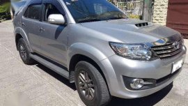 2015 Toyota Fortuner G AT 4x2 Diesel Silver Metalic