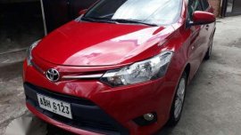 Well maintained Toyota Vios 2015E Automatic Gas Red for sale