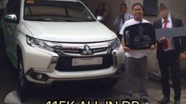 2017 Mitsubishi Montero Sport GLX MT 115K All in DP