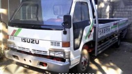 Isuzu Elf 16 feet 4be1 NPR wide and cargo boom truck 10pd double diff.