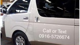 2011 Toyota Hiace Super Grandia DIESEL matic accept Bank Financing