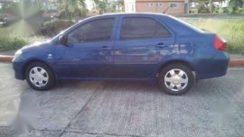 Toyota Vios 1.3 E MT Blue in good condition for sale