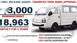 Sure Unit Release Agad 2017 Hyundai H100 MT Dsl Vs l300 k2700