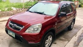 Honda CRV 2004 MT Red For Sale