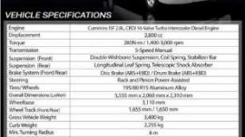 2017 Foton Passenger Vehicle Light Duty Trucks