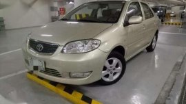 Well maintained Toyota Vios 2004 Automatic Beige for sale 
