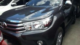 2017 Toyota Hilux G AT Gray For Sale