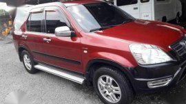 Honda CRV 2002 AT Red For Sale