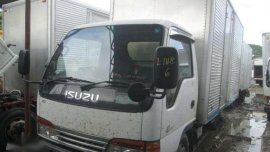 1118 #6 Isuzu Elf Aluminum Closed Van Truck