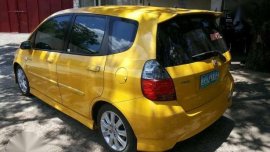 2007 Honda Jazz AT Yellow For Sale