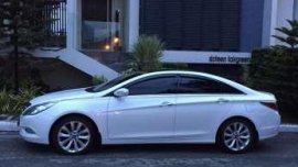 2013 Hyundai Sonata White Automatic for sale
