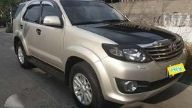 2012 Toyota Fortuner G matic
