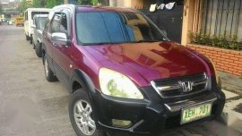 For sale 2002 Honda CRV