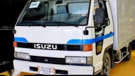 Isuzu Elf Aluminum Van White for sale