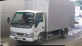 Isuzu Elf Aluminum Van MT White For Sale