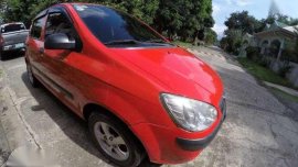 Hyundai Getz 2009 MT Red For Sale