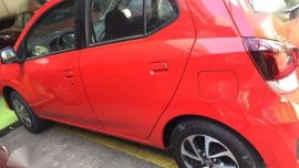 2017 Toyota Wigo Red AT For Sale