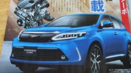 2017 Toyota Harrier facelift gets new turbo engine with 232 hp