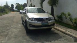 2012 Toyota Fortuner G