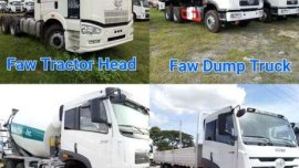 Brand New Faw Tractor Head Dump Truck Transit Mixer Cargo Trucks