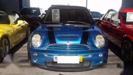 2003 Mini Cooper S MT Blue