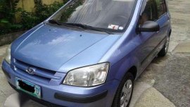 Hyundai Getz Manual 2005 Blue For Sale