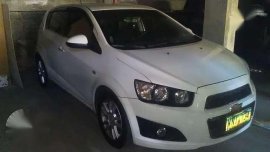 Chevrolet Sonic 2013 White MT For Sale