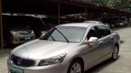 2008 Honda Accord Silver AT For Sale