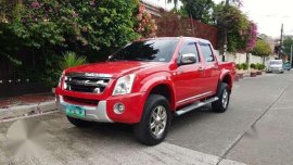 2012 Isuzu D-max LS 4x4 AT Red