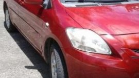 Toyota Vios E 2008 Red MT For Sale