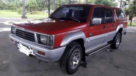 1996 Mitsubishi Strada 4x4 Red MT 