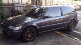 Honda Civic Hatchback 1990 Gray
