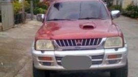 Mitsubishi Strada 2002 Red Manual 