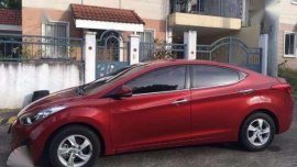 Hyundai Elantra Red 2012 Automatic