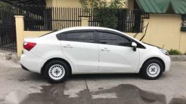 2012 Kia Rio White Manual  For Sale