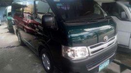 2011 Toyota Hiace Commuter MT Green