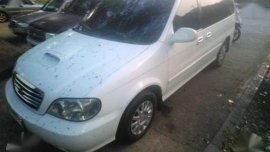 2002 Kia Sedona AT White For Sale