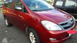 Toyota Innova J 2005 Red MT For Sale