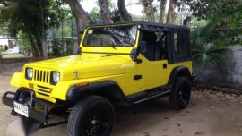 For Sale Wrangler Jeep Manual Yellow