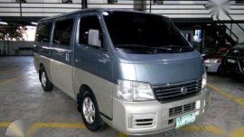 2010 Nissan Urvan Estate Blue MT